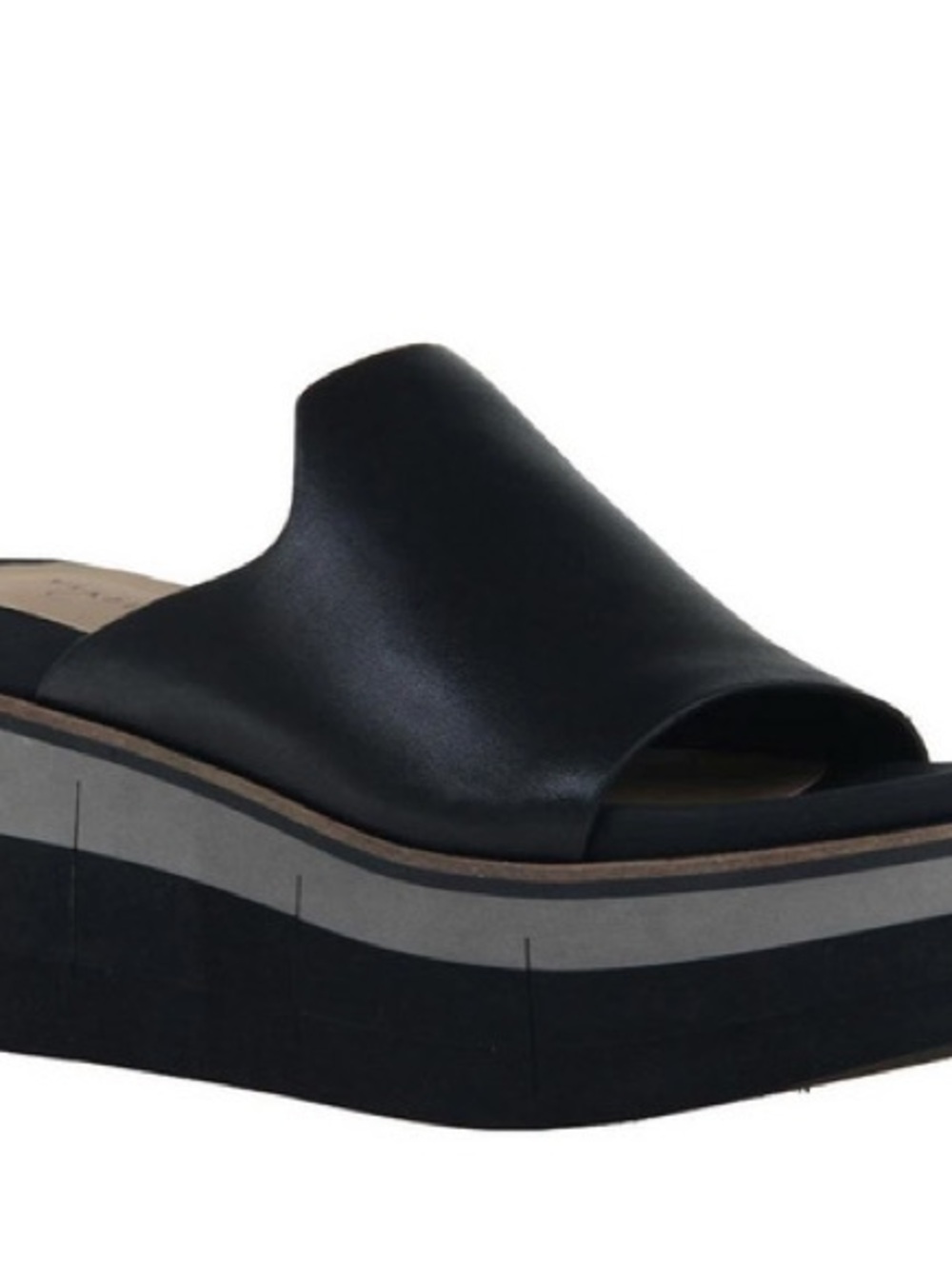 Naked Feet Flow Black and Gray Layered Platform